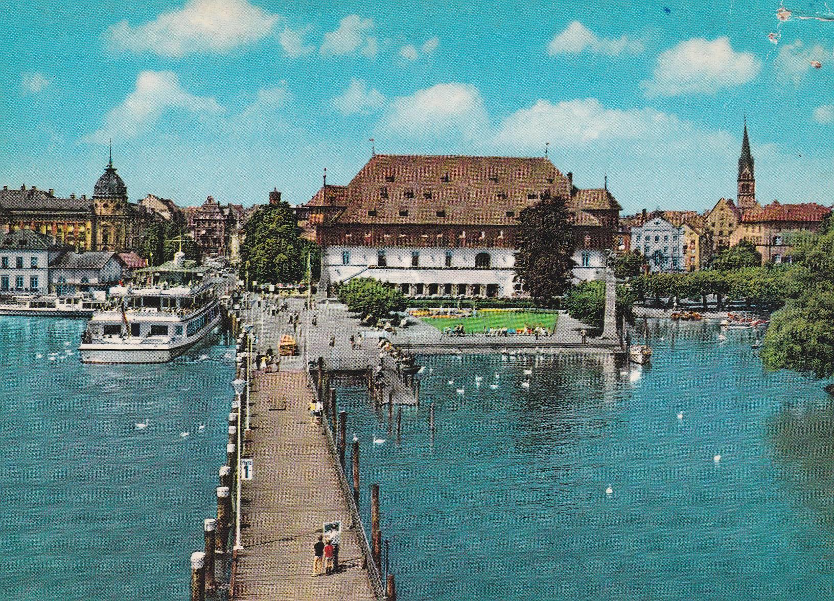 POSTAL B7442: LINDAU: KONSTANZ AM BODENSEE