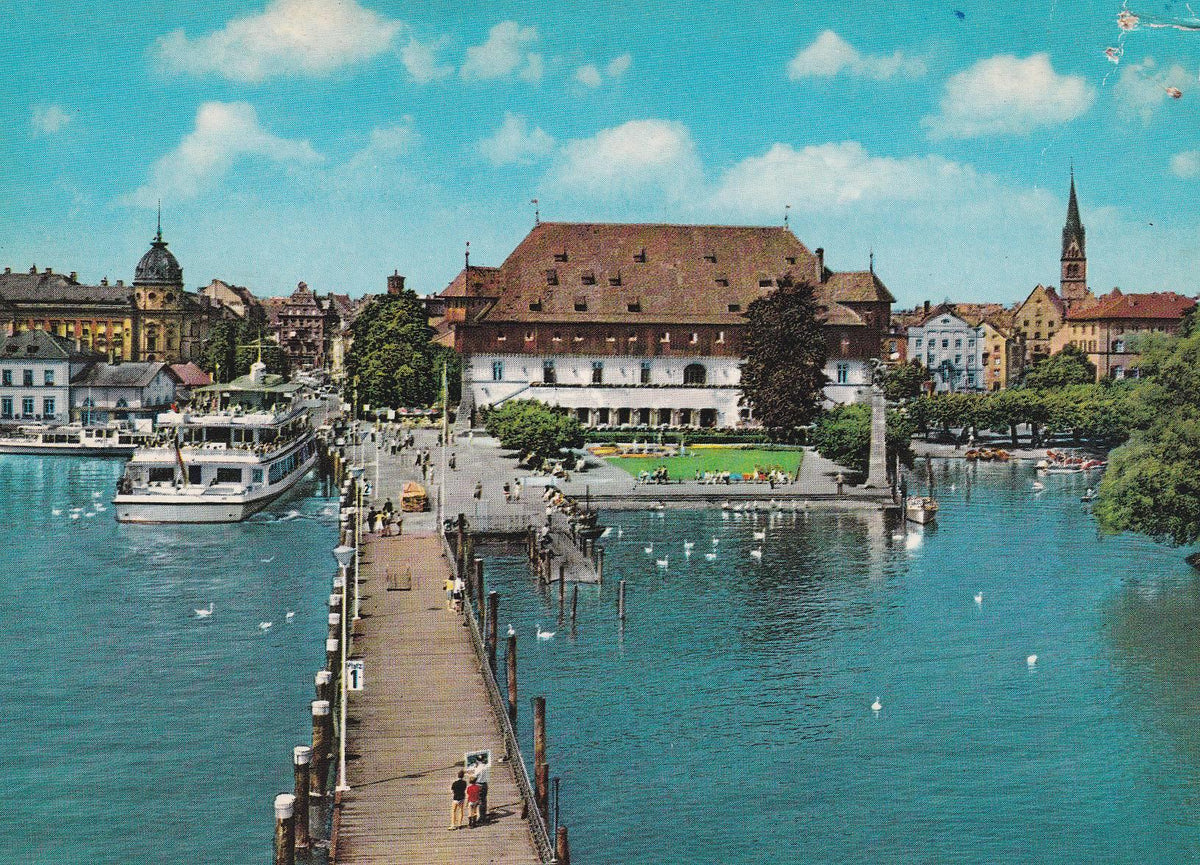 POSTAL B7442: LINDAU: KONSTANZ AM BODENSEE