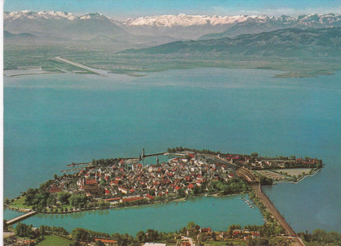 POSTAL B7444: LINDAU: FERIENINSEL IM BODENSEE