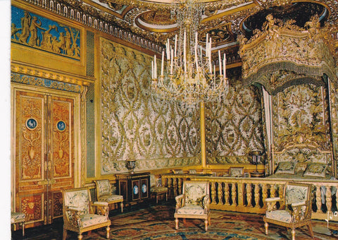 POSTAL B7456: FRANCIA: CASTILLO FONTAINEBLEAU. CAMARA DE LA REINA