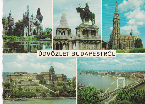 POSTAL B7460: BUDAPEST: DIVERSOS ASPECTOS