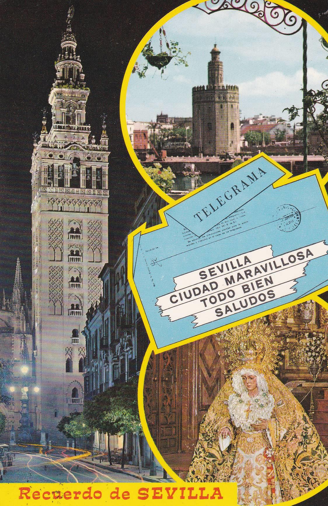 POSTAL B7474: SEVILLA: BELLEZAS DE LA CIUDAD