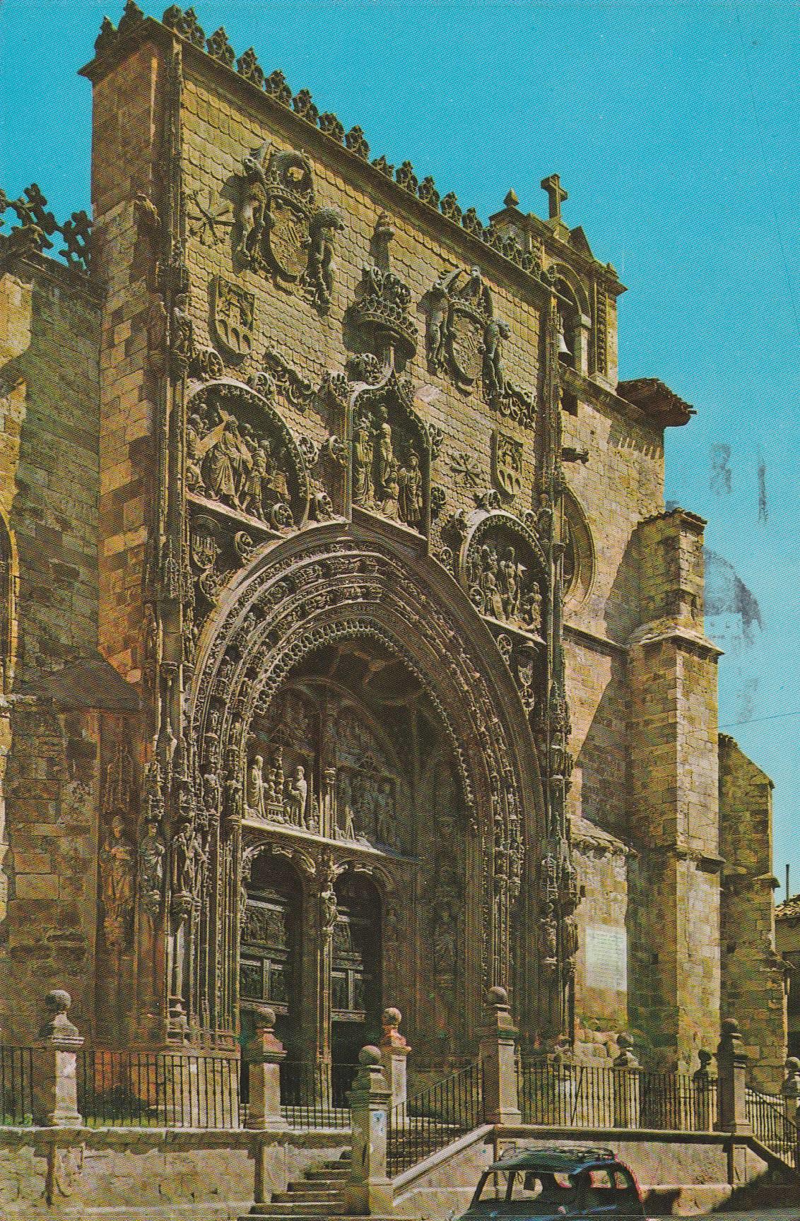 POSTAL B7482: ARANDA DEL DUERO: FACHADA DE SANTA MARIA