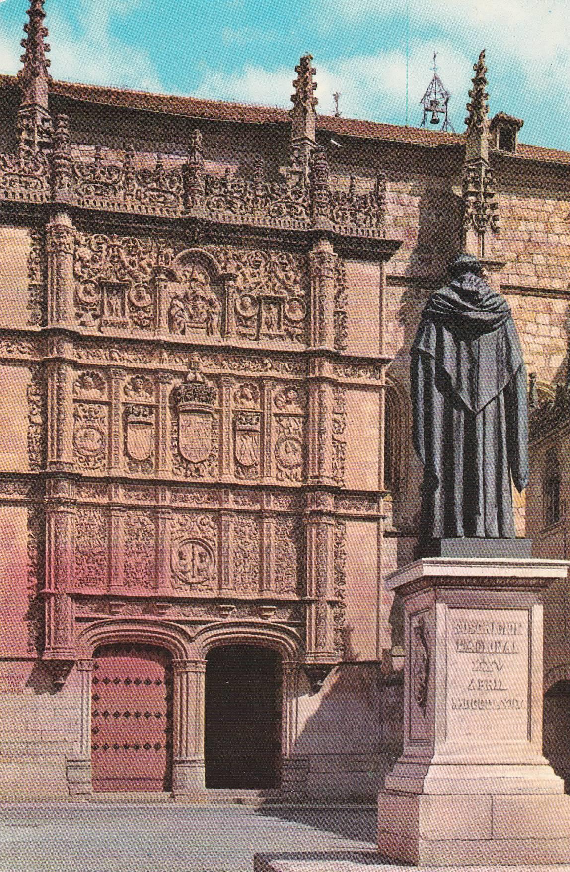 POSTAL B7483: SALAMANCA: FACHADA DE LA UNIVERSIDAD