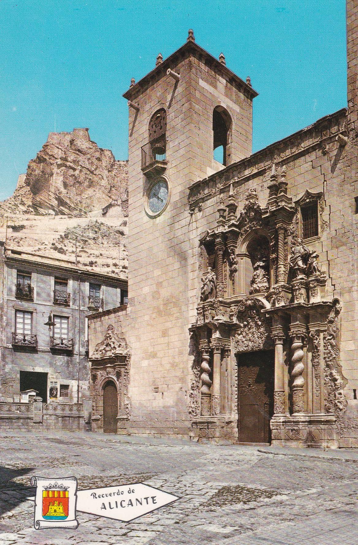 POSTAL B7502: ALICANTE: IGLESIA SANTA MARIA