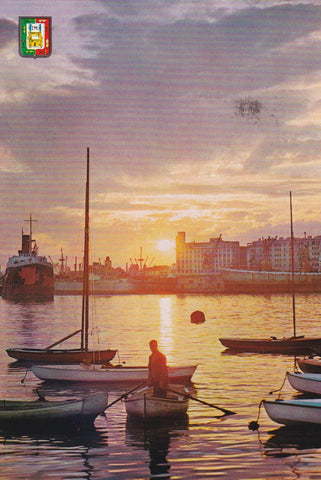 POSTAL B7503: MALAGA: ATARDECER