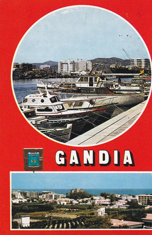 POSTAL B7505: VALENCIA: GANDIA
