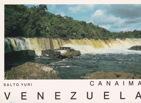 POSTAL B7512: VENEZUELA: SALTO YURI