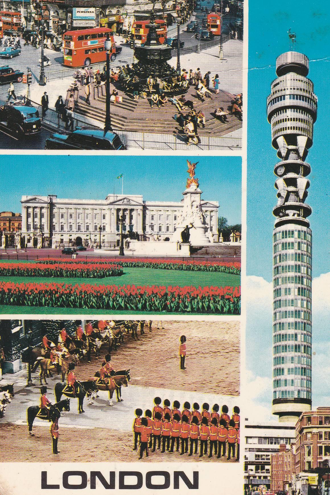 POSTAL B7522: LONDRES: DIVERSOS ASPECTOS