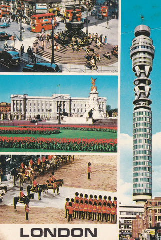 POSTAL B7522: LONDRES: DIVERSOS ASPECTOS