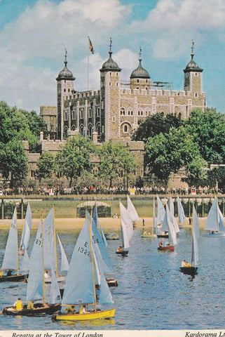 POSTAL B7523: LONDRES: REGATA EN LA TORRE DE LONDRES