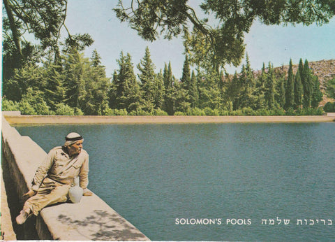 POSTAL B7566: BELEN: PISCINAS DE SALOMON