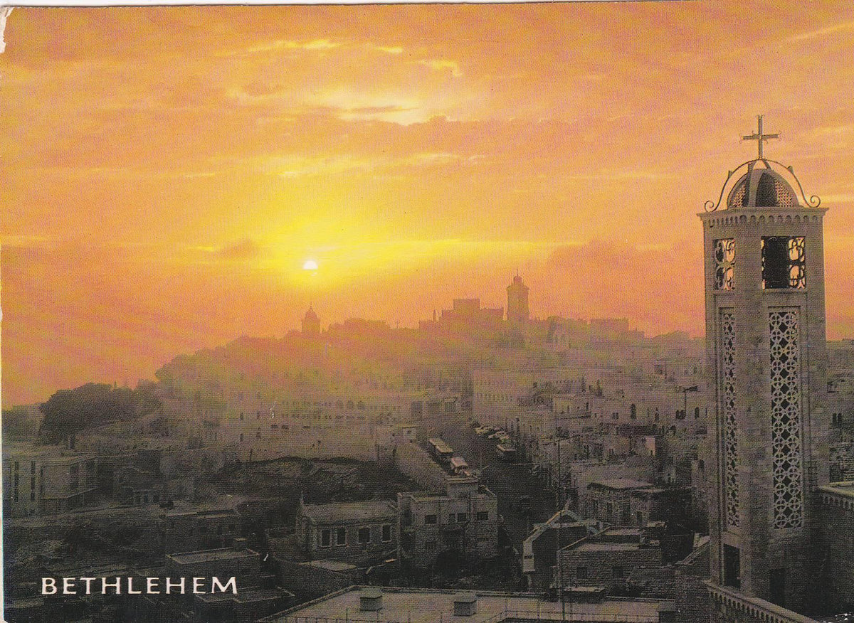POSTAL B7568: ATARDECER EN BELEN