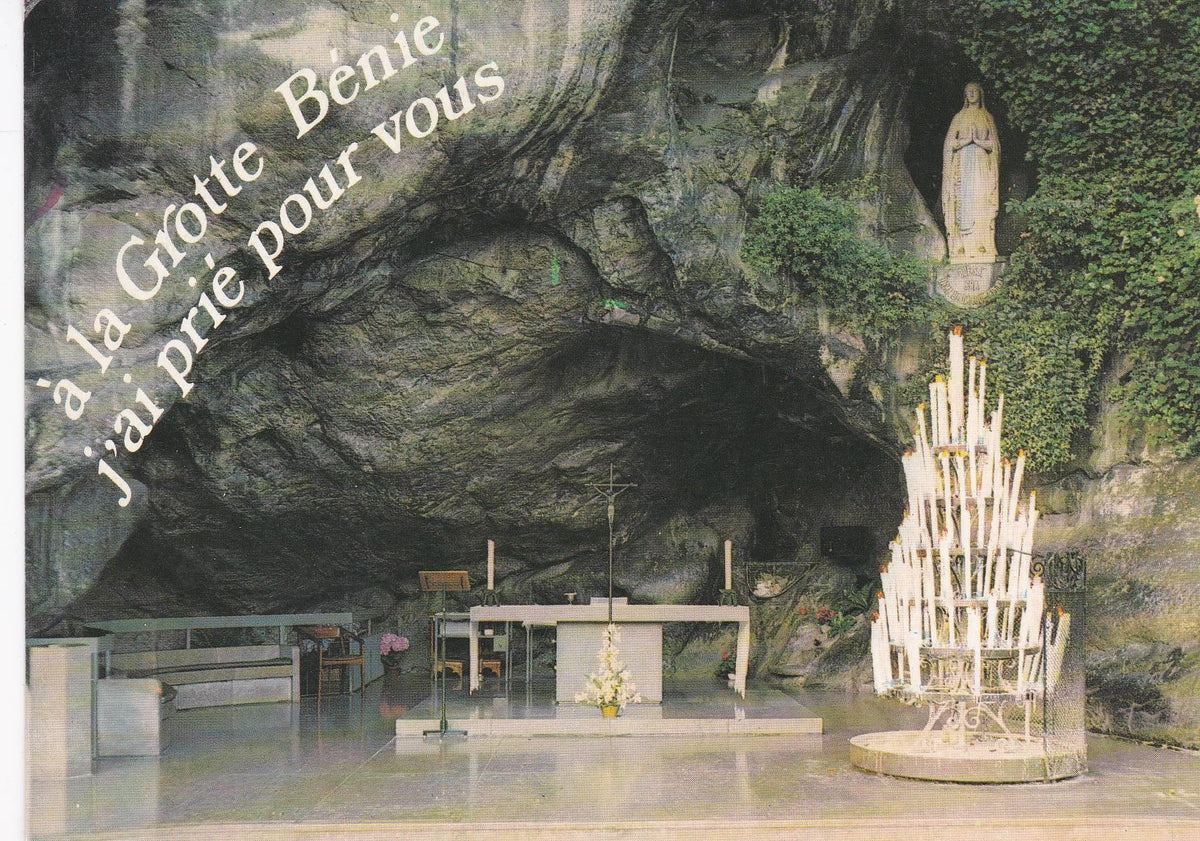 POSTAL B7577: LOURDES: LA GRUTA MILAGROSA