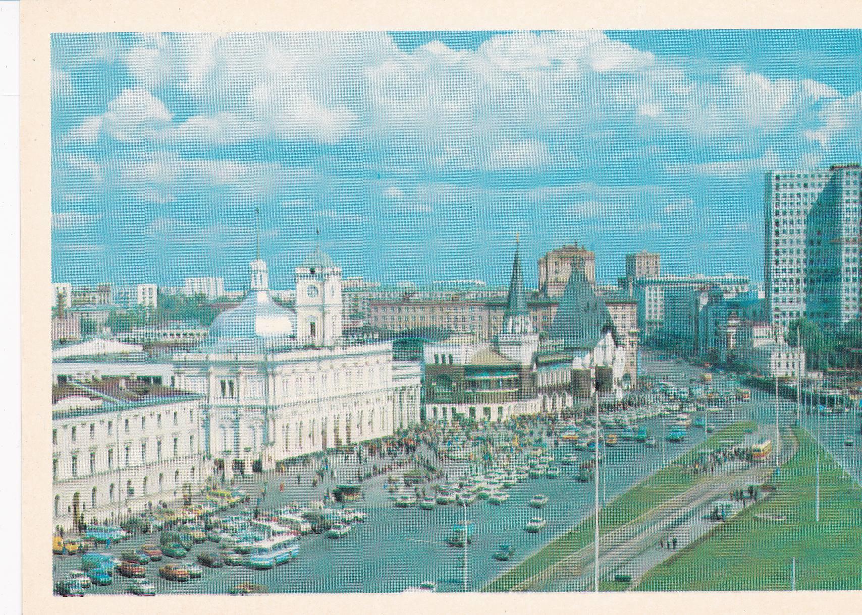 POSTAL B7595: MOSCU: PLAZA KOMSOMOLSKAYA