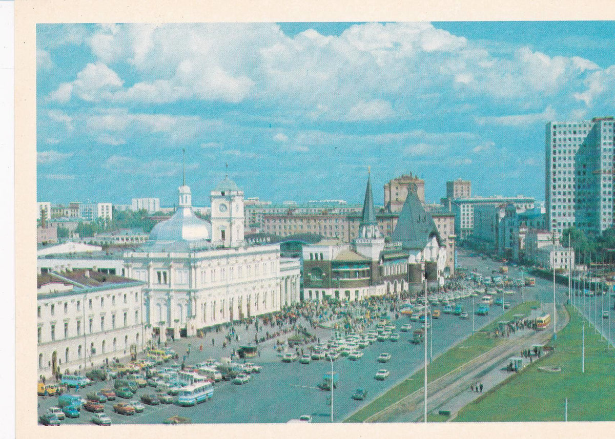 POSTAL B7595: MOSCU: PLAZA KOMSOMOLSKAYA