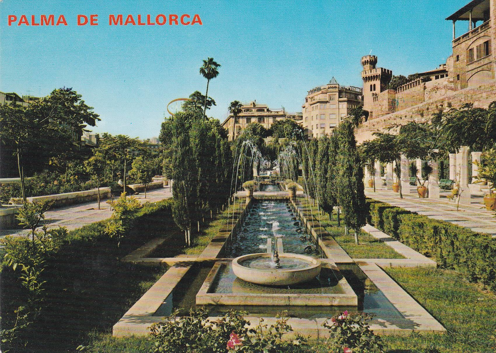 POSTAL B7603: MALLORCA: JARDINES DEL REY