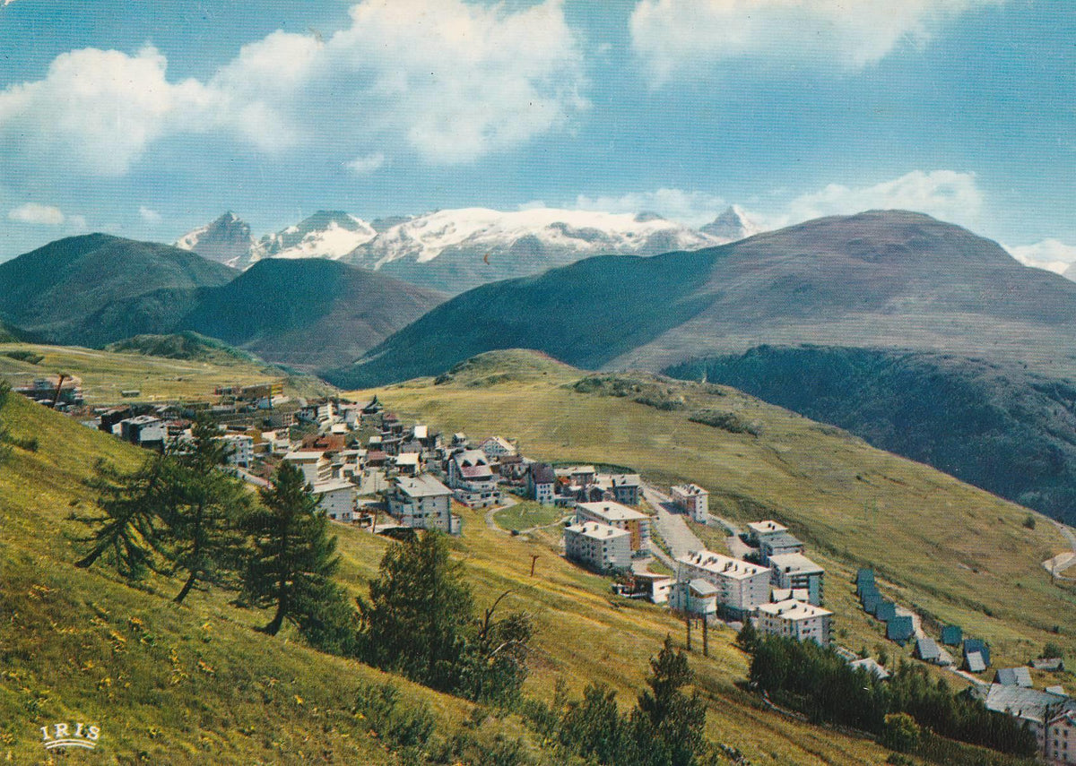 POSTAL B7611: ALPE L HUEZ: VISTA AEREA