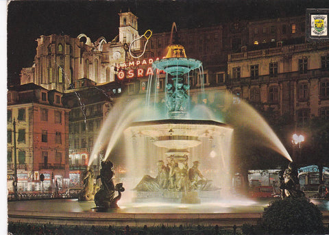 POSTAL B7617: LISBOA: PLAZA DEL MONASTERIO DEL CARMEN