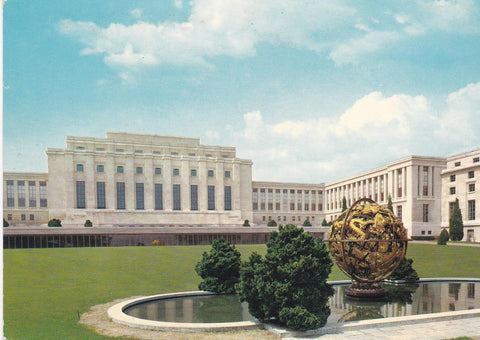 POSTAL B7635: GENOVA: PALACIO DE LAS NACIONES