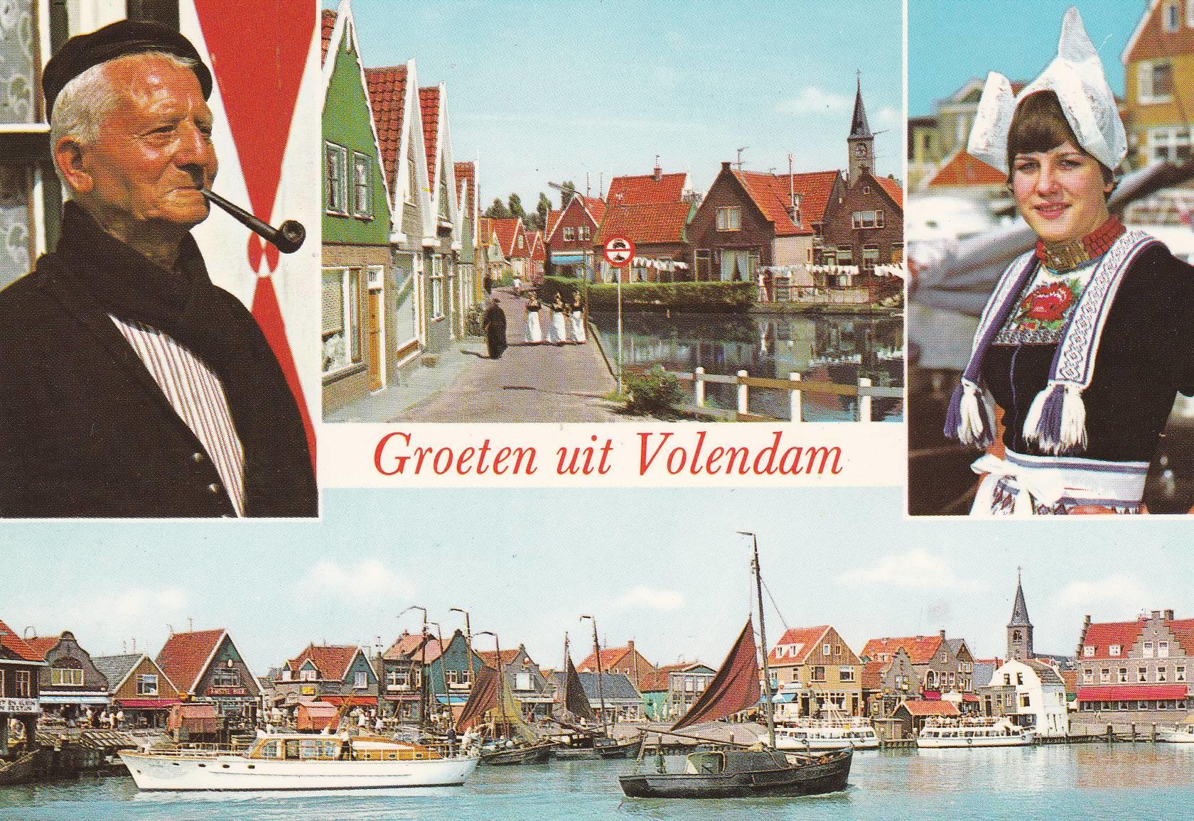 POSTAL B7638: HOLANDA: VOLENDAM
