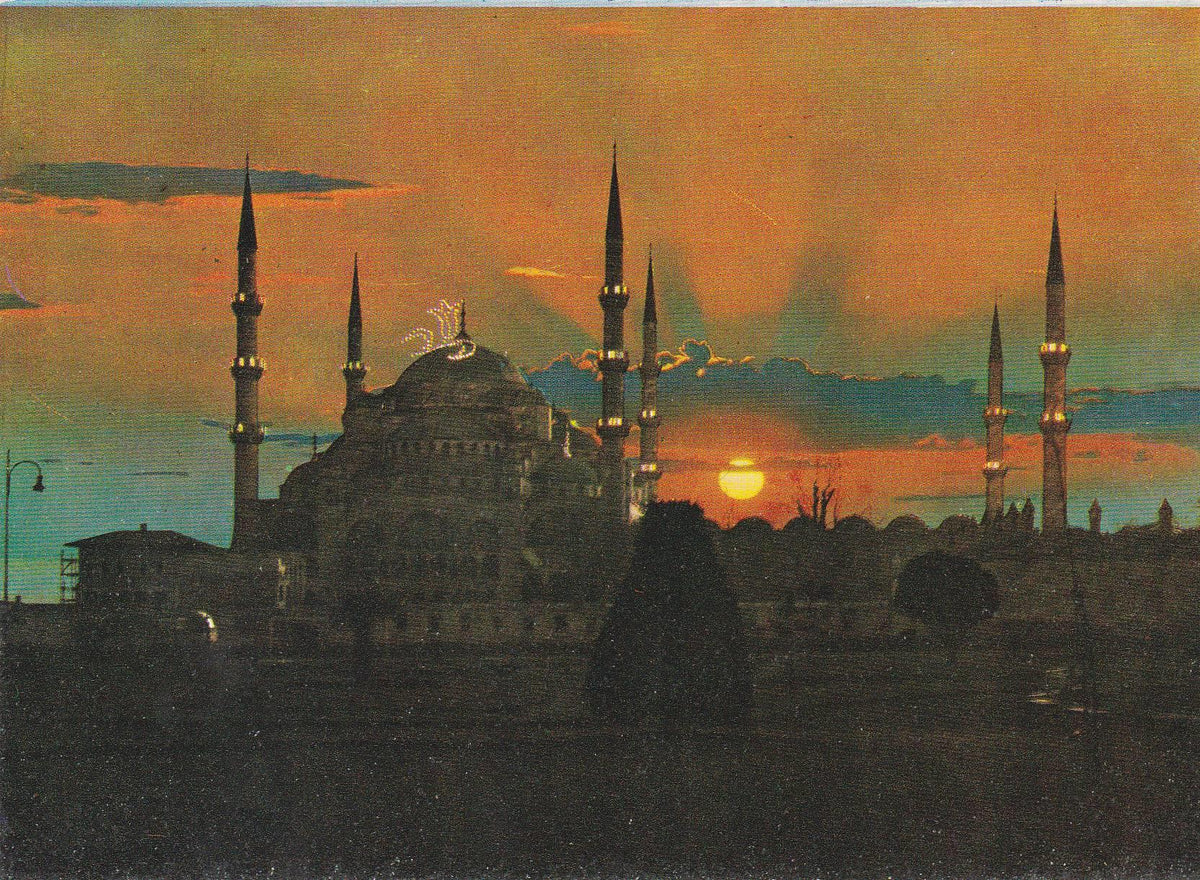 POSTAL B7669: TURQUIA. ESTAMBUL: MEZQUITA AZUL. SULTAN AHMET