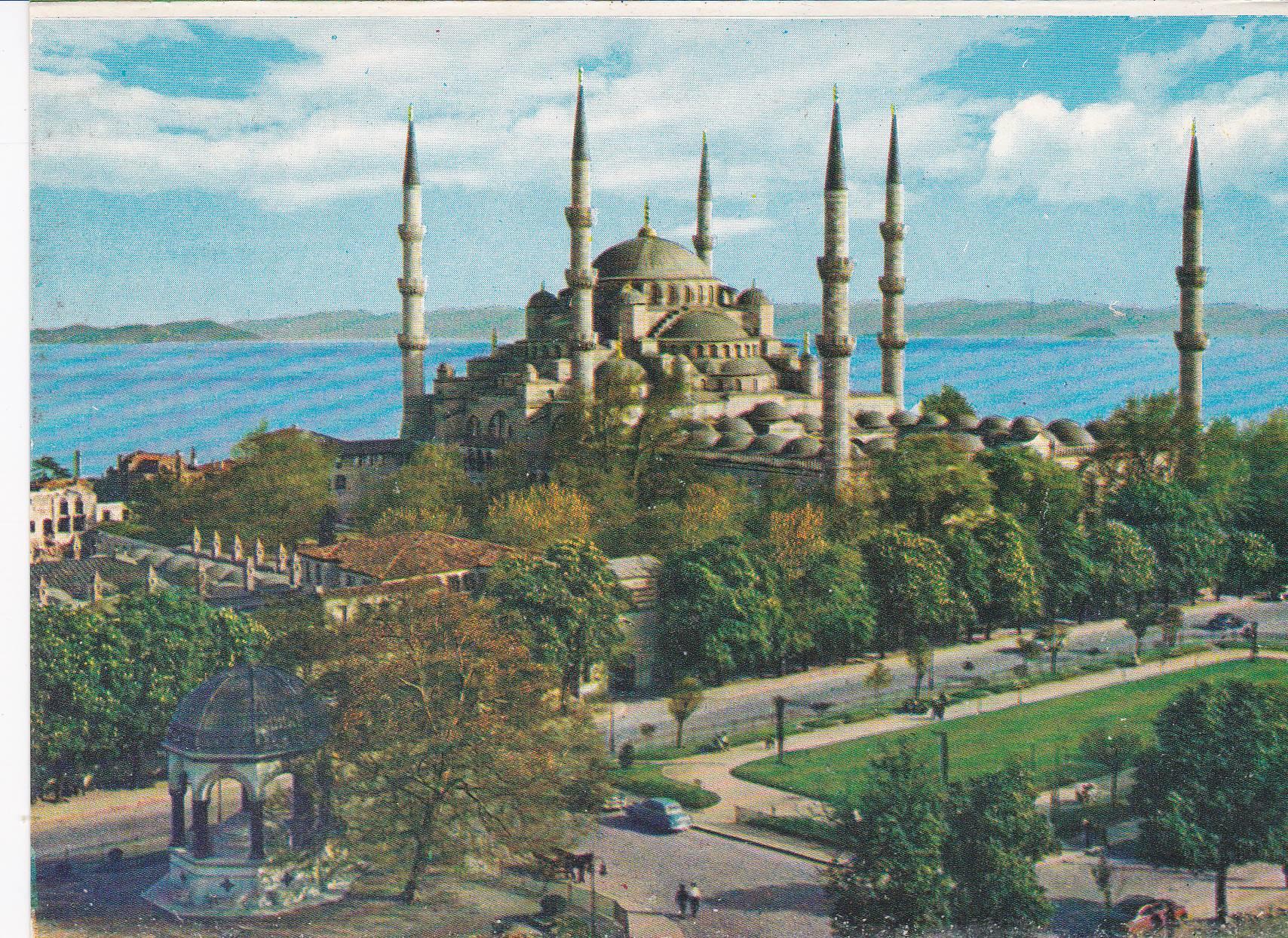 POSTAL B7671: TURQUIA. ESTAMBUL: MEZQUITA AZUL. SULTAN AHMET