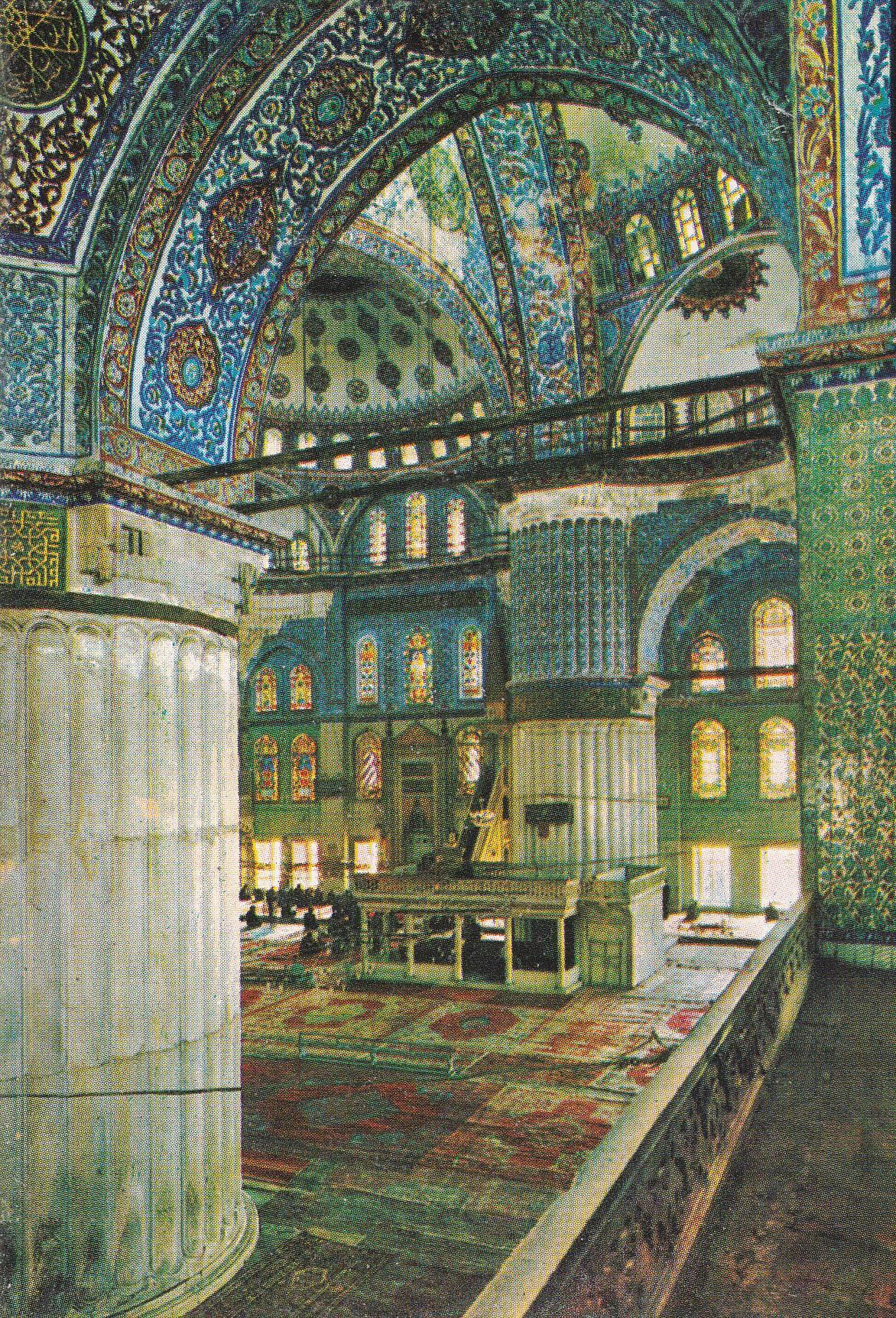 POSTAL B7672: TURQUIA. ESTAMBUL: MEZQUITA AZUL. SULTAN AHMET