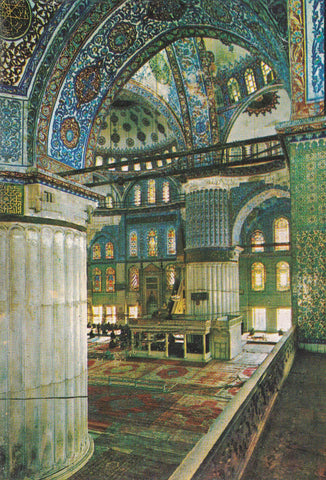 POSTAL B7672: TURQUIA. ESTAMBUL: MEZQUITA AZUL. SULTAN AHMET