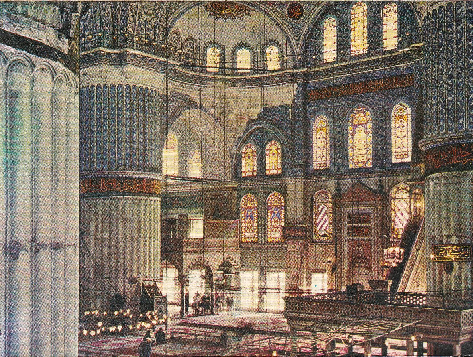 POSTAL B7676: TURQUIA. ESTAMBUL: MEZQUITA AZUL. SULTAN AHMET