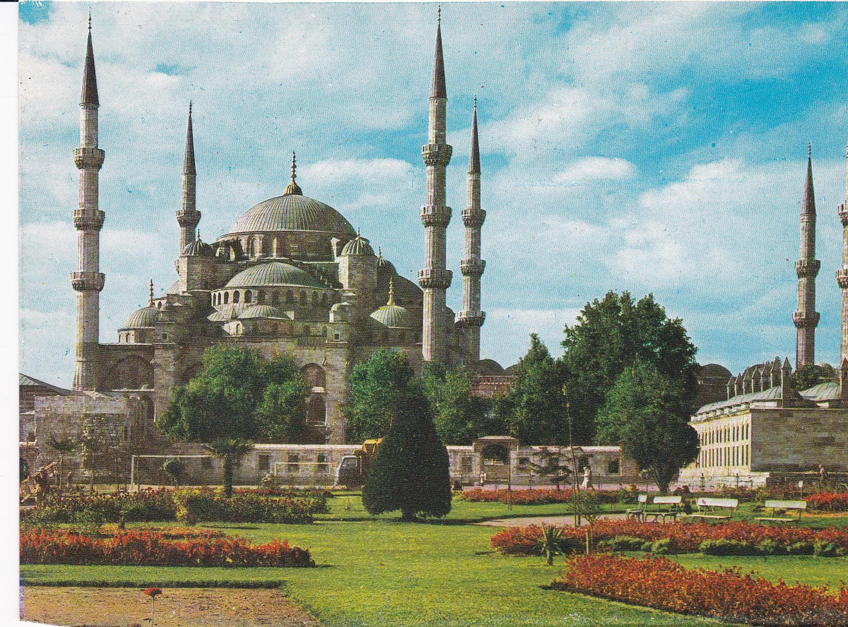 POSTAL B7677: TURQUIA. ESTAMBUL: MEZQUITA AZUL. SULTAN AHMET