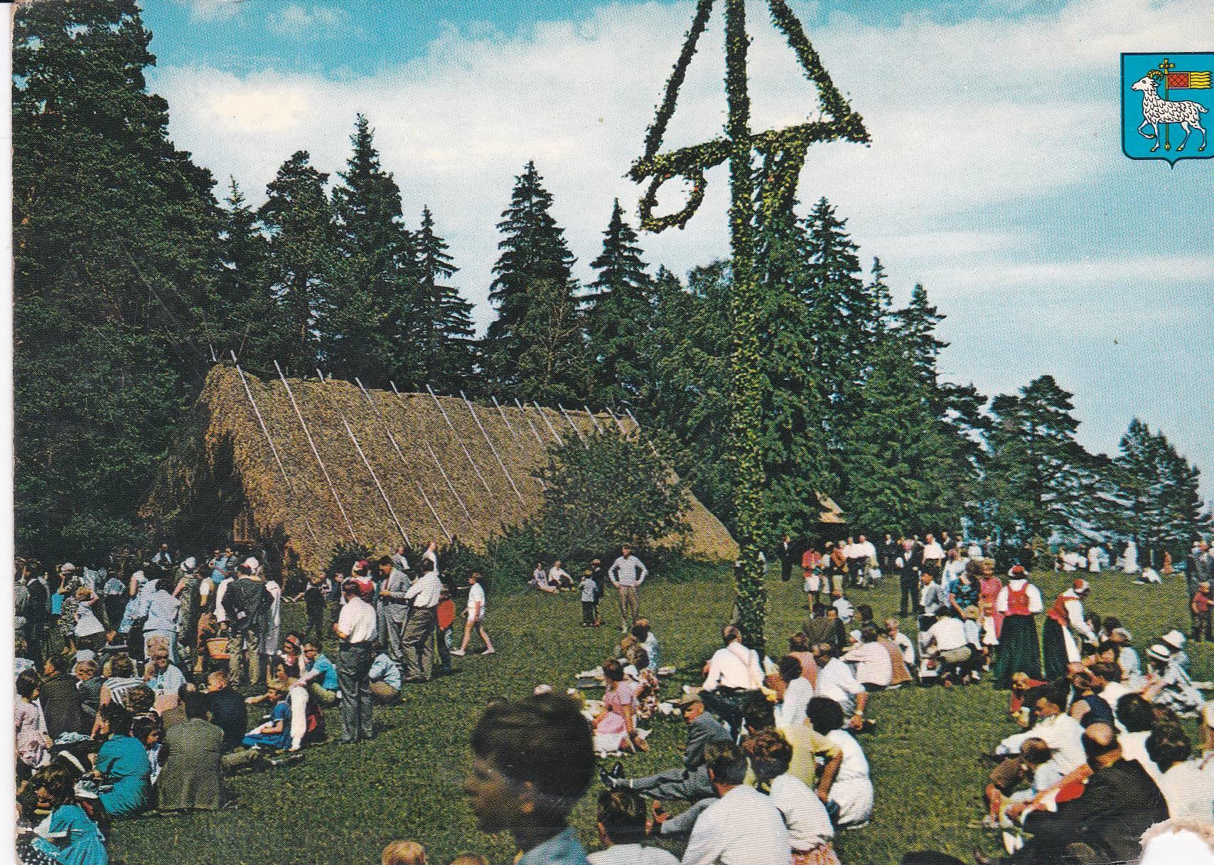 POSTAL B7695: GOTLAND: MIDSOMMARFEST