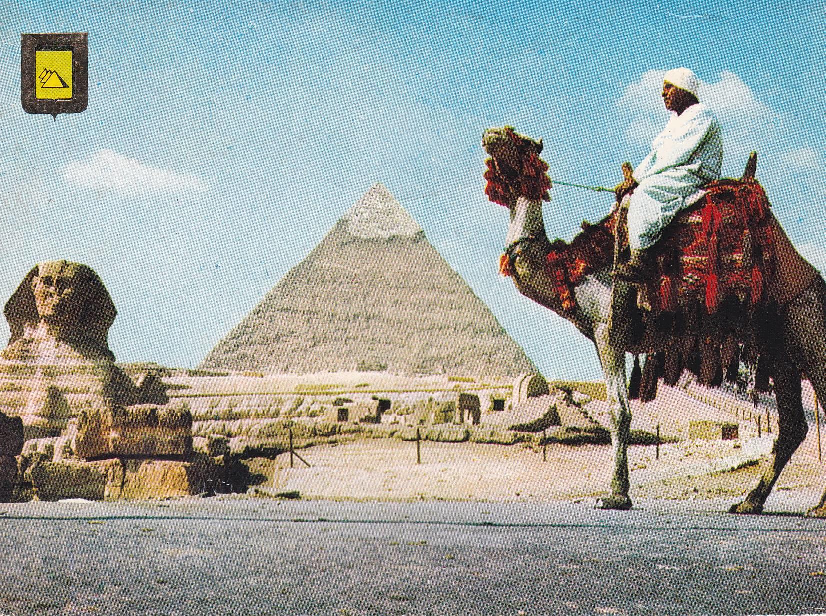 POSTAL B7699: EGIPTO: PIRAMIDE DE GIZA Y ESFINGE