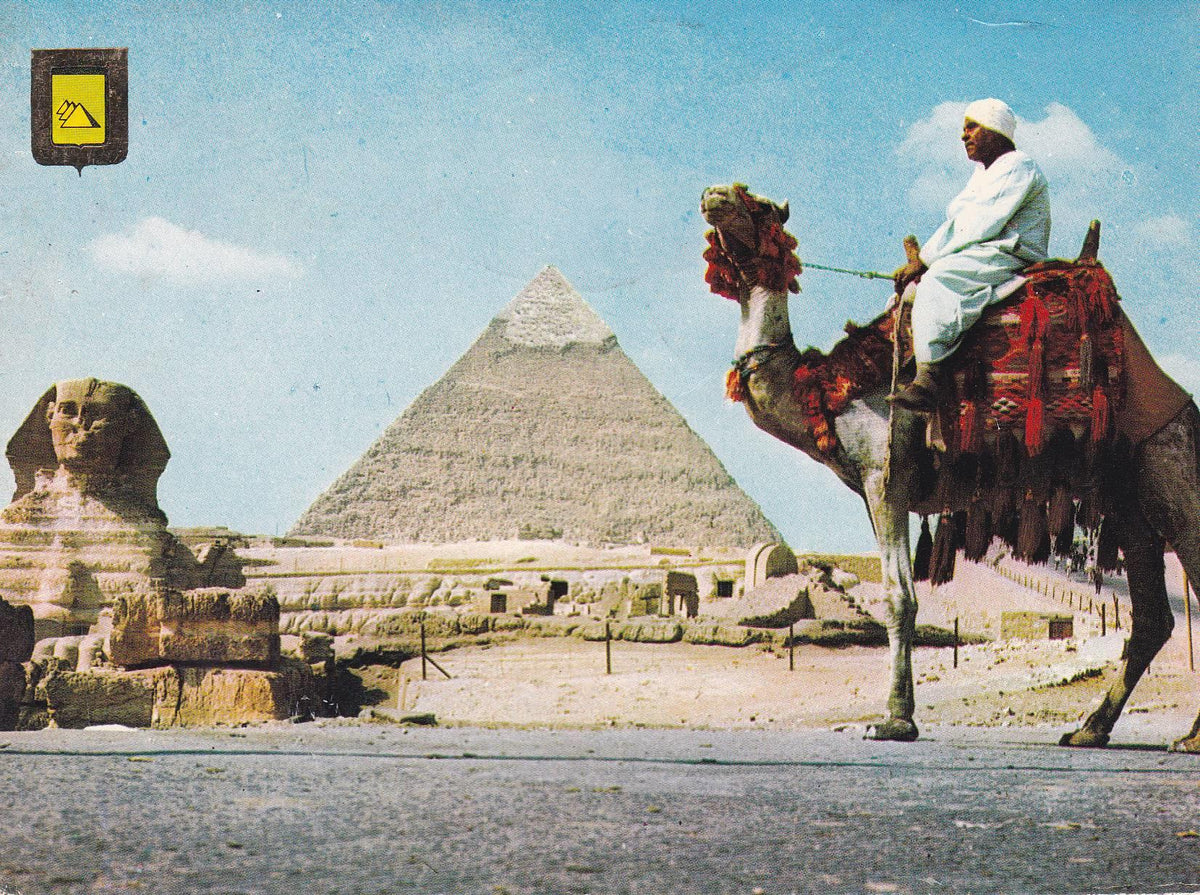 POSTAL B7699: EGIPTO: PIRAMIDE DE GIZA Y ESFINGE