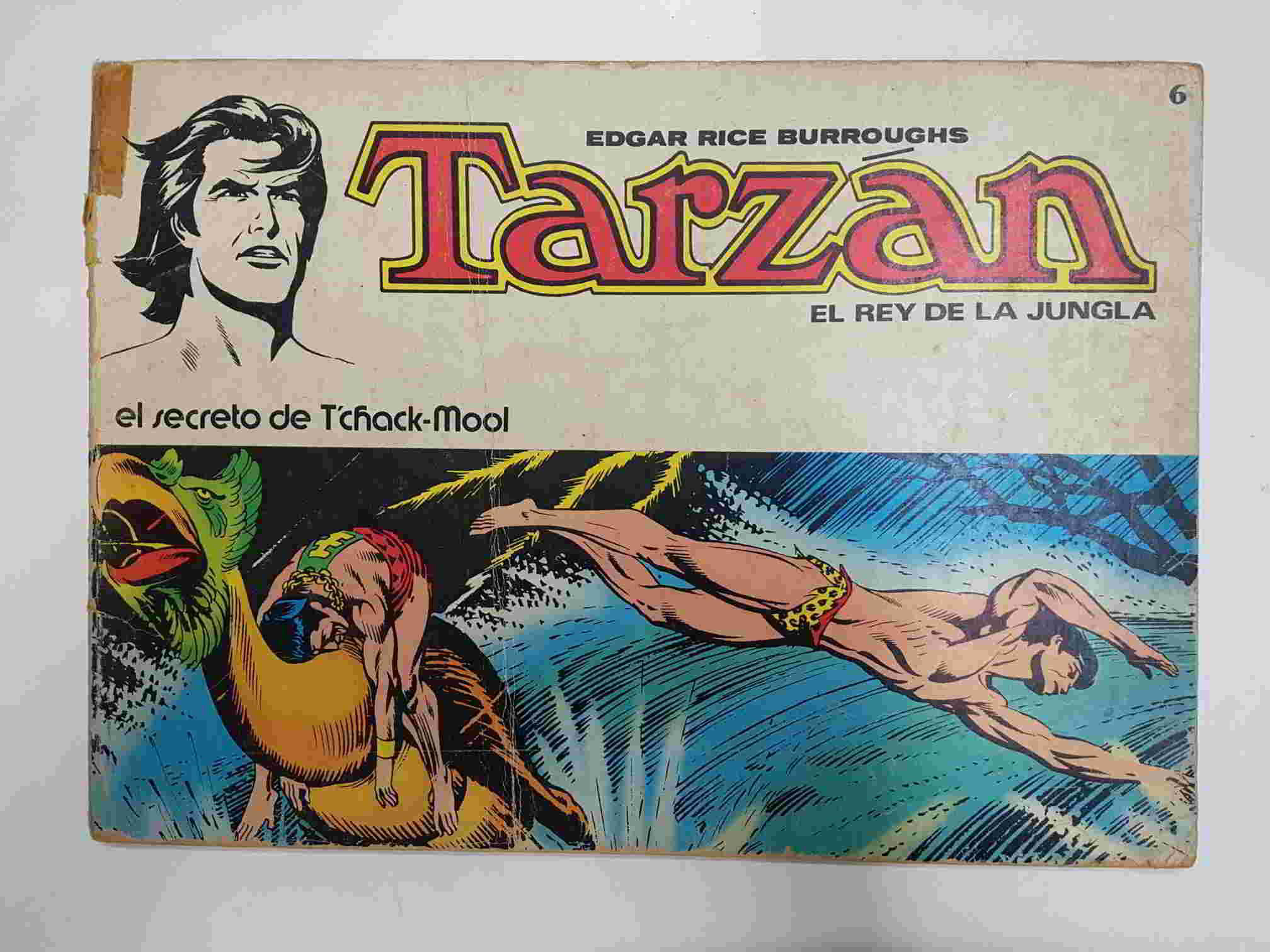 Novaro: Comic Tarzan num 06, el secreto de Tchack-Mool (1979)