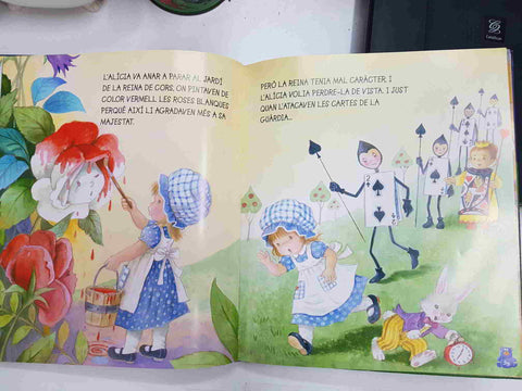 Cuento: Classics per a explicar - Els tres porquets, Aladi i la llantia maravellosa, la lletera, Alicia al pais de les maravelles