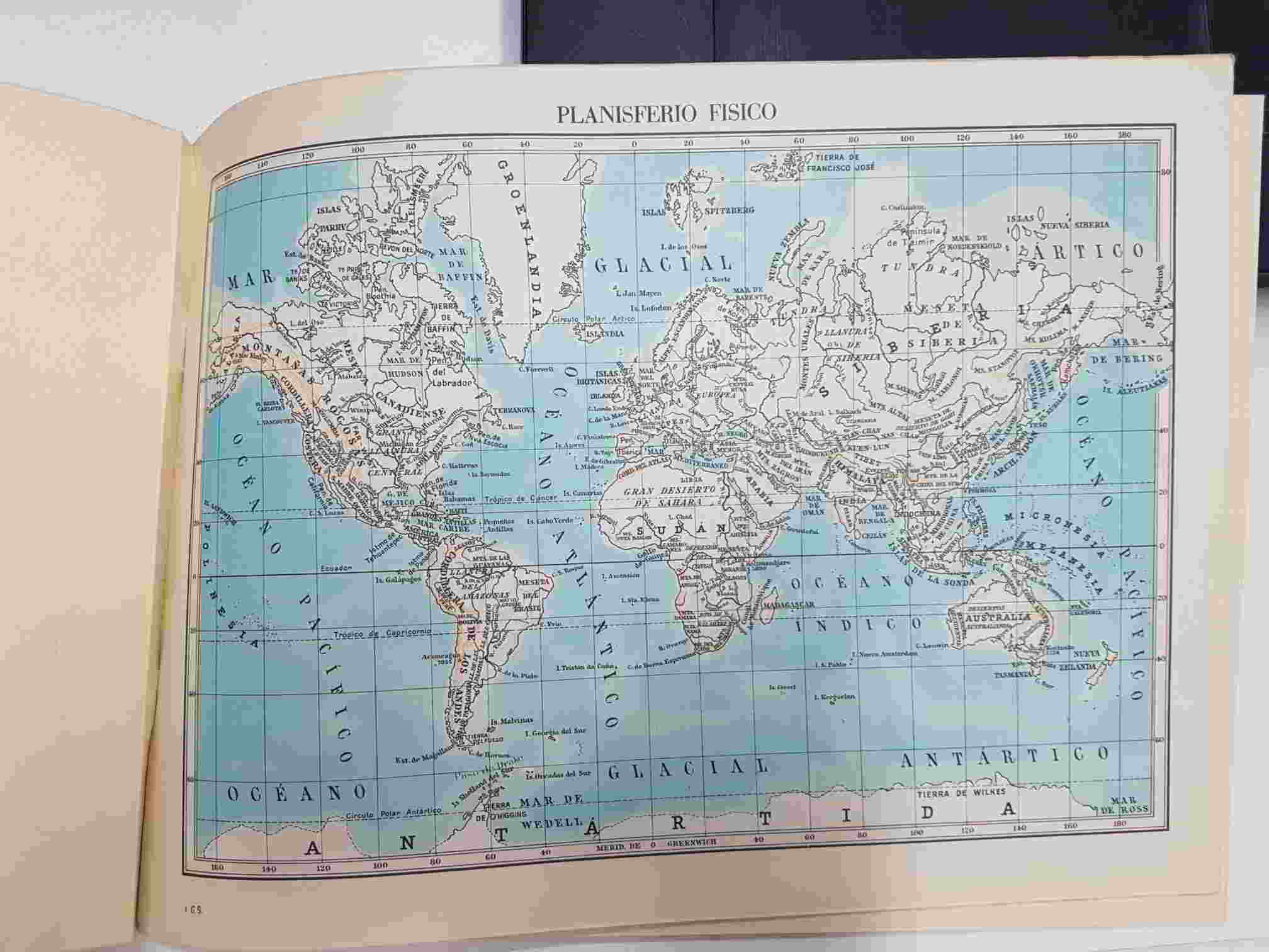 Atlas de geografia general, año 1961. Vicens Vives, Sobreques Vidal