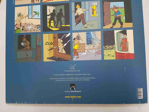 Calendario: Tintin 2009. Herge-Moulinsart. Français-English-Nederlands-Castellano