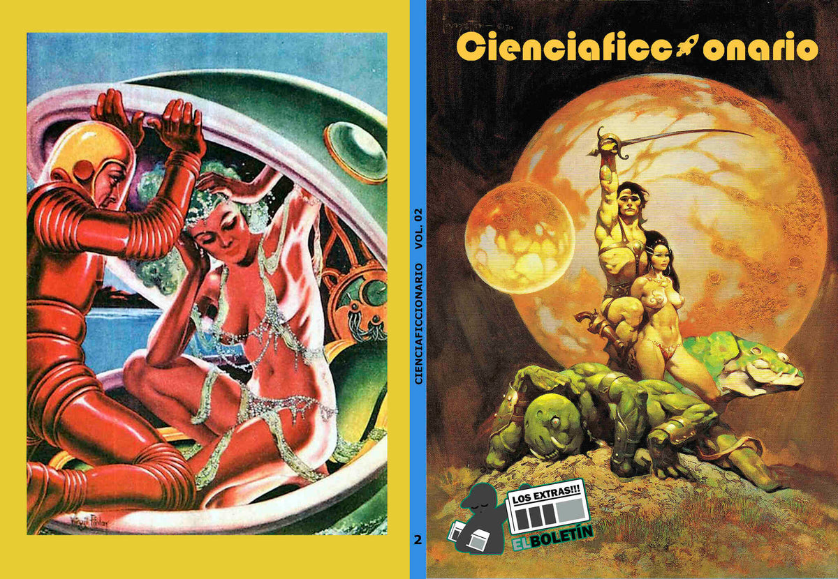 Ciencia ficcionario volumen 02: Edgar Rice Burroughs, Adam Strange, Aguila Negra, etc