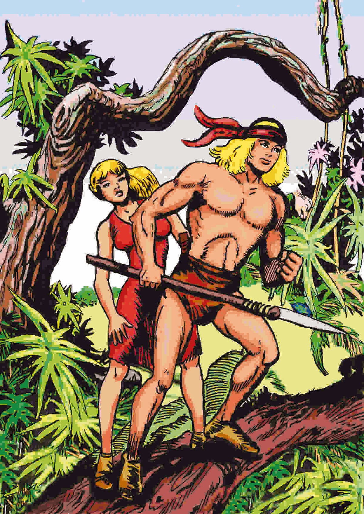 Poster DIN 4 numero 0008: Piel de Lobo y Luana de Manuel Gago serie Clasicos Españoles