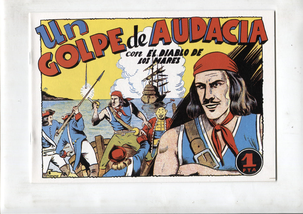 Facsimil: El Diablo de los Mares numero 02: Un golpe de audacia