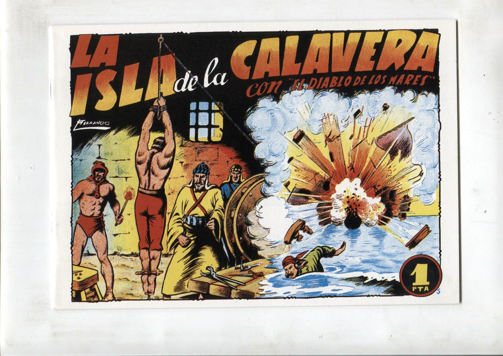 Facsimil: El Diablo de los Mares numero 05: La isla de la calavera