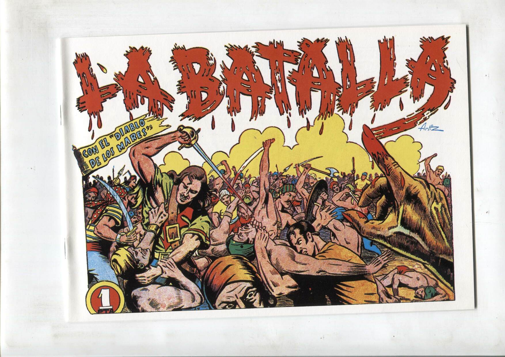 Facsimil: El Diablo de los Mares numero 13: la batalla