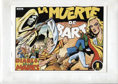 Facsimil: El Diablo de los Mares numero 24: La muerte de Bart