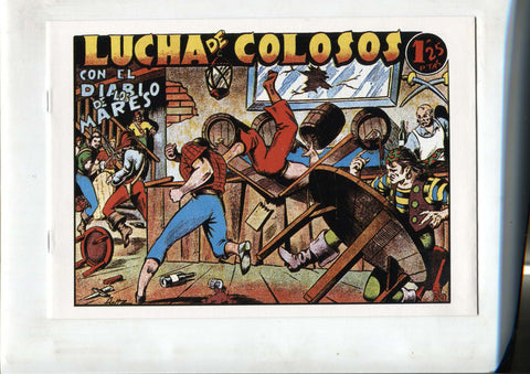 Facsimil: El Diablo de los Mares numero 29: Lucha de colosos