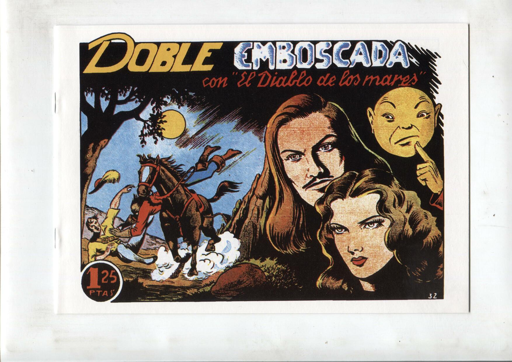 Facsimil: El Diablo de los Mares numero 32: Doble emboscada