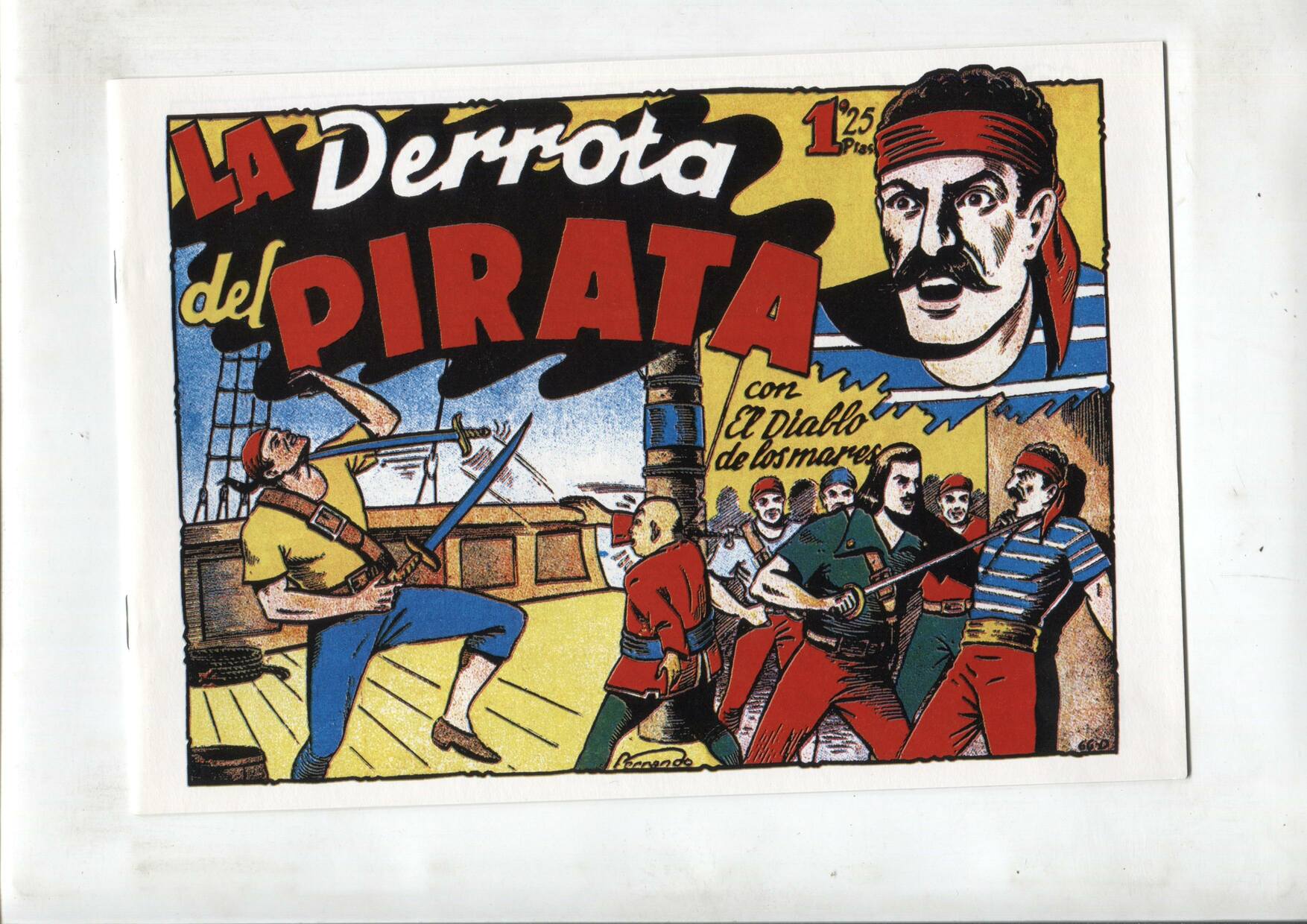 Facsimil: El Diablo de los Mares numero 66: la derrota del pirata