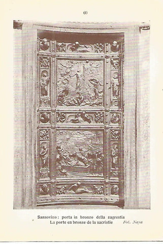 Lamina 186: VENEZIA. Basilica de San Marcos: Puerta de bronce de la sacristia