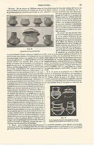 LAMINA ESPASA 16719: Ceramica Lausitz de la Edad de Bronce