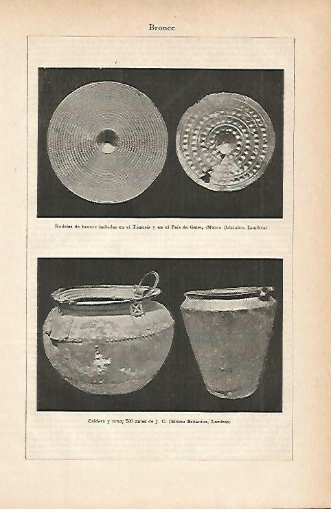 LAMINA ESPASA 11618: Piezas de bronce del Museo Britanico